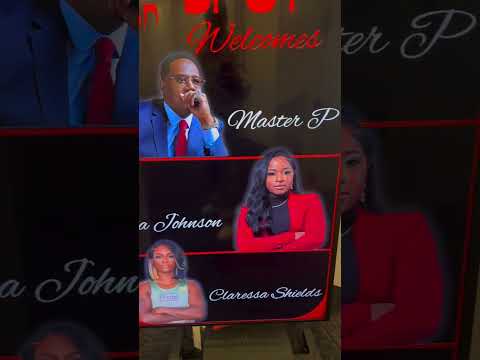Rickey Smiley With Claressa Shields, Toya Johnson & Master P