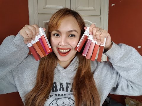 #MAYBELLINE SUPERSTAY MATTE INK REVIEW | Lipstick is Life. 