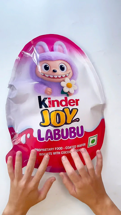 KINDER JOY LABUBU Blind bag 🤩✨#blindbag #asmr #cute #labubu #paper #diy #diycraft #craft