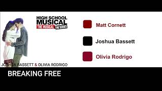 Olivia Rodrigo, Joshua Bassett, Matt Cornett - Breaking Free (HSMTMTS | Disney+) [Lyrics]