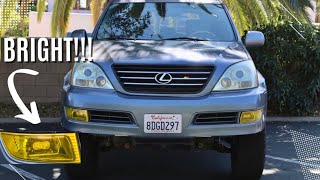 GX470 DIY Retrofit Fog Lights