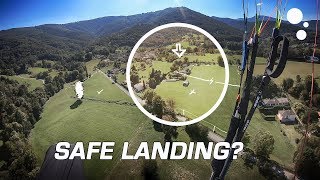 Landing Safely on a Paraglider (no windsock!)