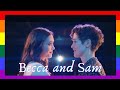 Becca and sam  kissing scenes  merry  gay
