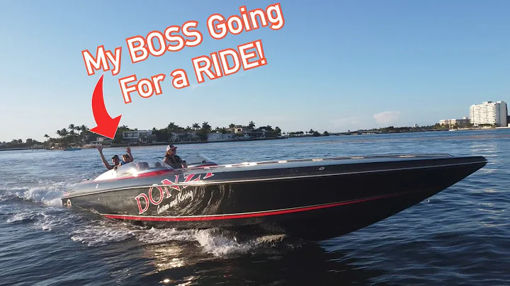 MY FATHER CAME TO VISIT ME AT WORK IN His DONZI ZRC