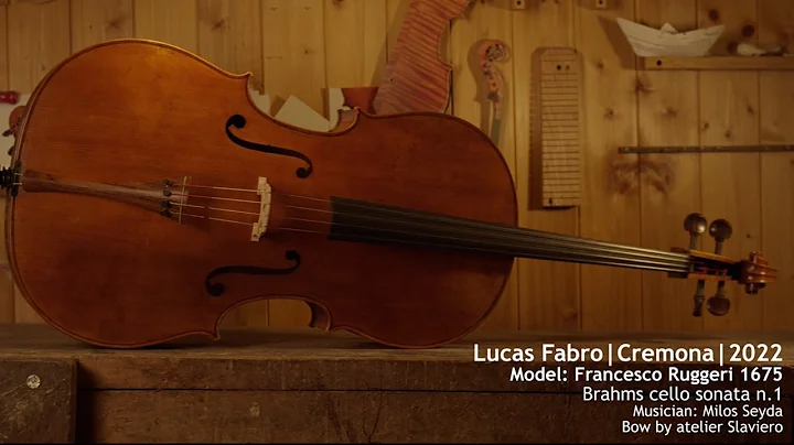 2022 CELLO | Lucas Fabro - Cremona | BRAHMS sonata n.1 | Rugeri model