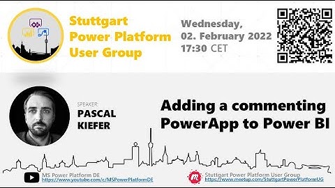 Adding a commenting PowerApp to Power BI by Pascal Kiefer and Florian Kleinz