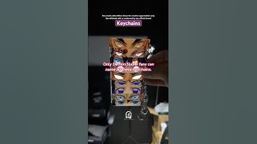 Only Demon Slayer fans can name all these keychains… but the one near the end is a mystery 🤭