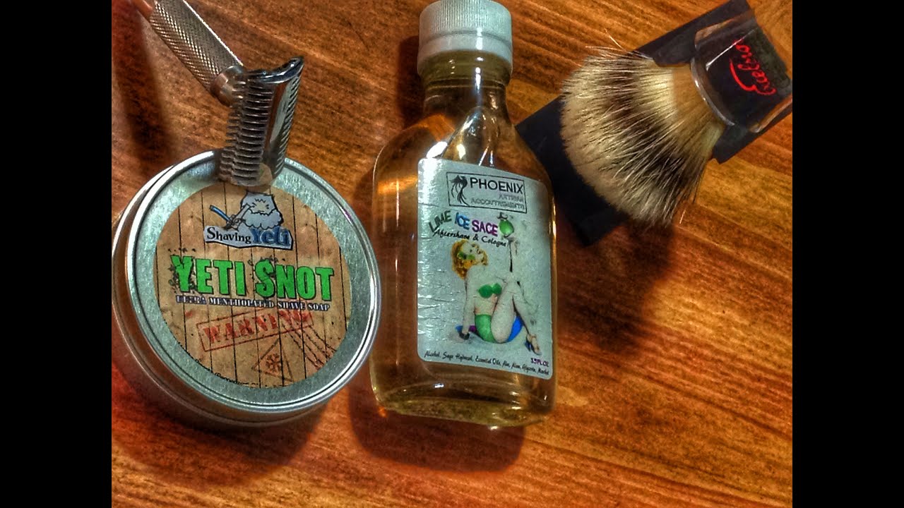 shaving yeti yeti snot shaving soap review youtube