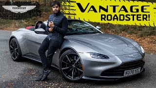 Aston's Vantage Roadster is a LOUD V8 brute! CAUTION: You'll want one!!