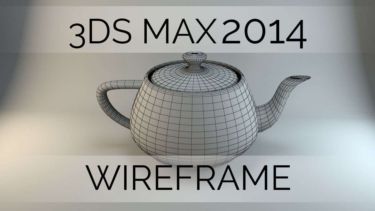 3ds max wireframe render