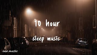 The sound of rain comforting you and a calm piano [10 hours] | rain sound sleep music