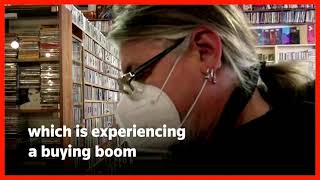 Vinyl record sales are soaring in lockdown