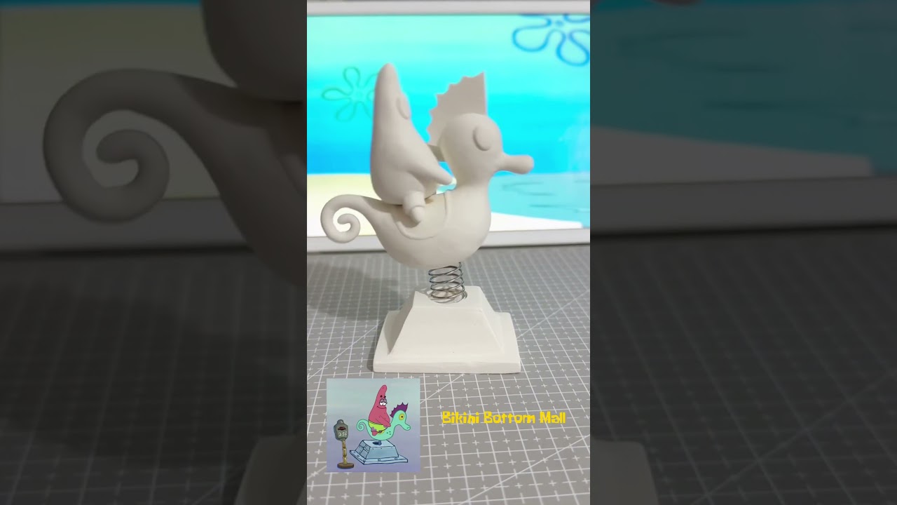 Patrick riding a seahorse🤣unpainted ver. 