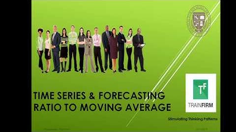 #Timeseries #Ratiotomoving average #Movingaverage #Forecasting #multplicative