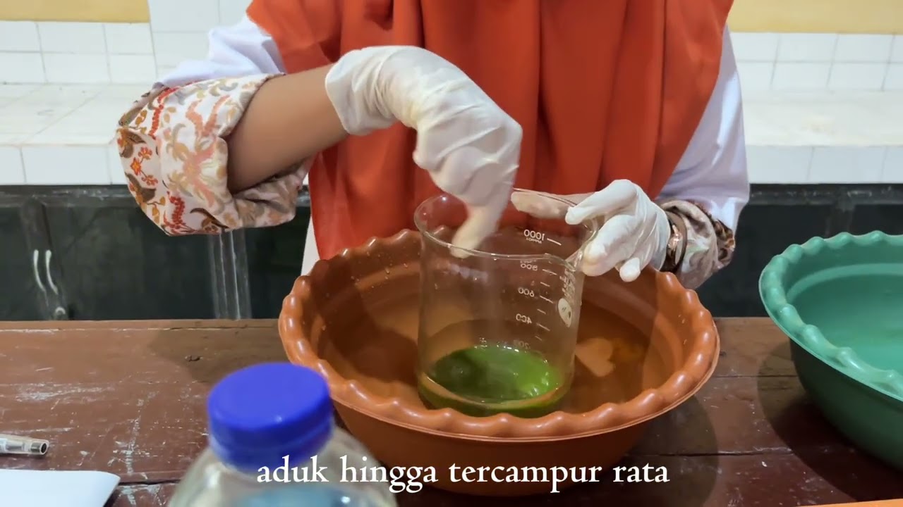 uprak kimia membuat sabun dari minyak jelantah 