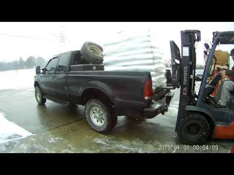 loading pickup truck