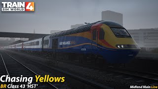 Chasing Yellows : Midland Main Line : Train Sim World 4 [4K 60FPS]