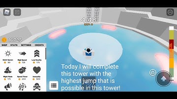 Highest jump possible in Tower of misery! (Roblox)