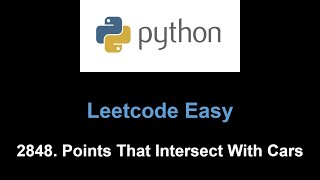 Leetcode 2848. Points That Intersect With Cars (difference array)