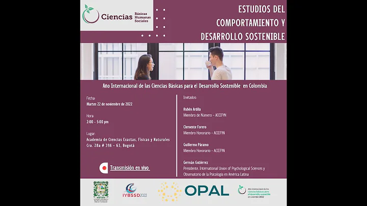 Estudios del comportamiento y desarrollo sostenible