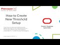 How to Create New Threshold Setup | Oracle EBS R12