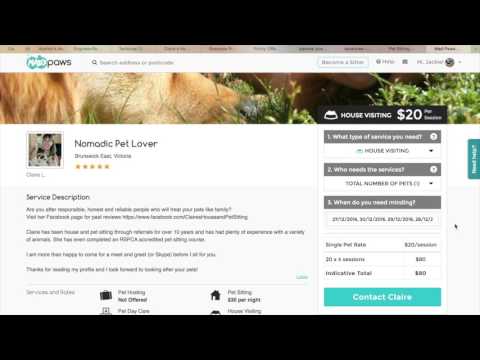 House Visits MadPaws Booking Tutorial