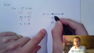 Linear Inequalities - Part 1