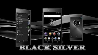 Black Silver theme for Sony Xperia screenshot 5