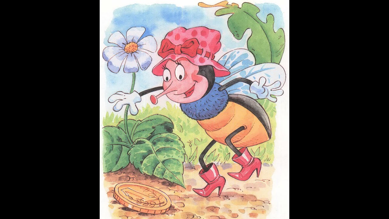 Картинки к сказке муха цокотуха для детей цветные по отдельности