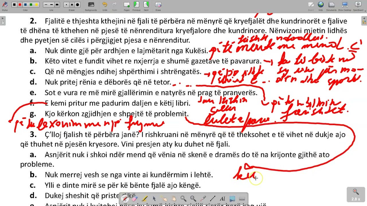 117 Gjuha 9 Filara Mesimi 117 Sintakse Fjalia ftilluese kryefjalore dhe kundrinore