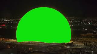 Las Vegas Sphere Meme Green Screen Template