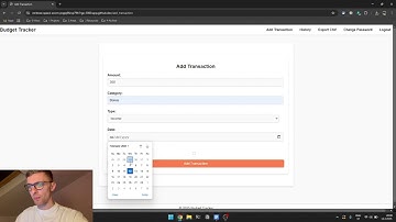 CS50 X - Final project: Budget tracker
