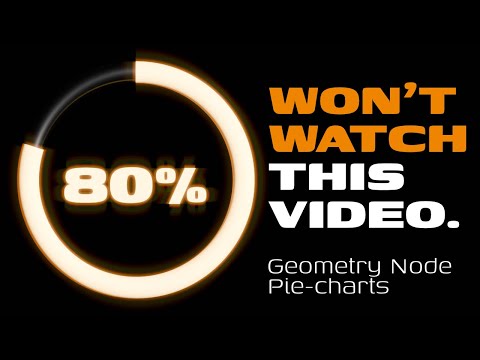 Blender Geometry Nodes Pie Chart Tutorial
