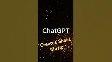 #ChatGPT Creates Playable Sheet Music 😮