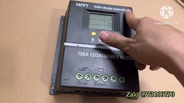 Thanh lý sạc mppt auto 12v/24v/36v/48v -100A giá 750k