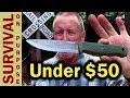 Under $50 Bushcraft Knife - The Condor Terrasaur Rocks!