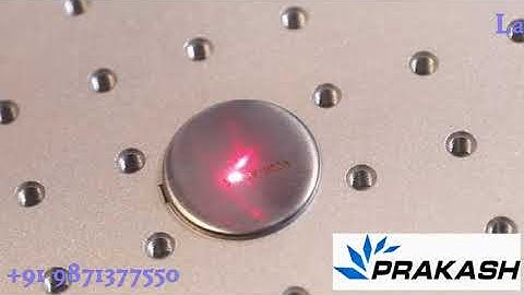 Laser marking on Metal by fiber laser (Prakash Laser)