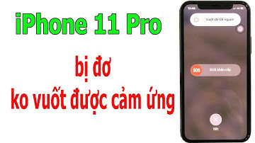 Cách tắt nguồn, khởi động lại iPhone 11 Pro bị đơ màn hình không vuốt được cảm ứng