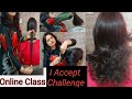 Uniform Multi Layers haircut In Very Light Hair / 90 degree haircut in very Thin & Light hair Indian