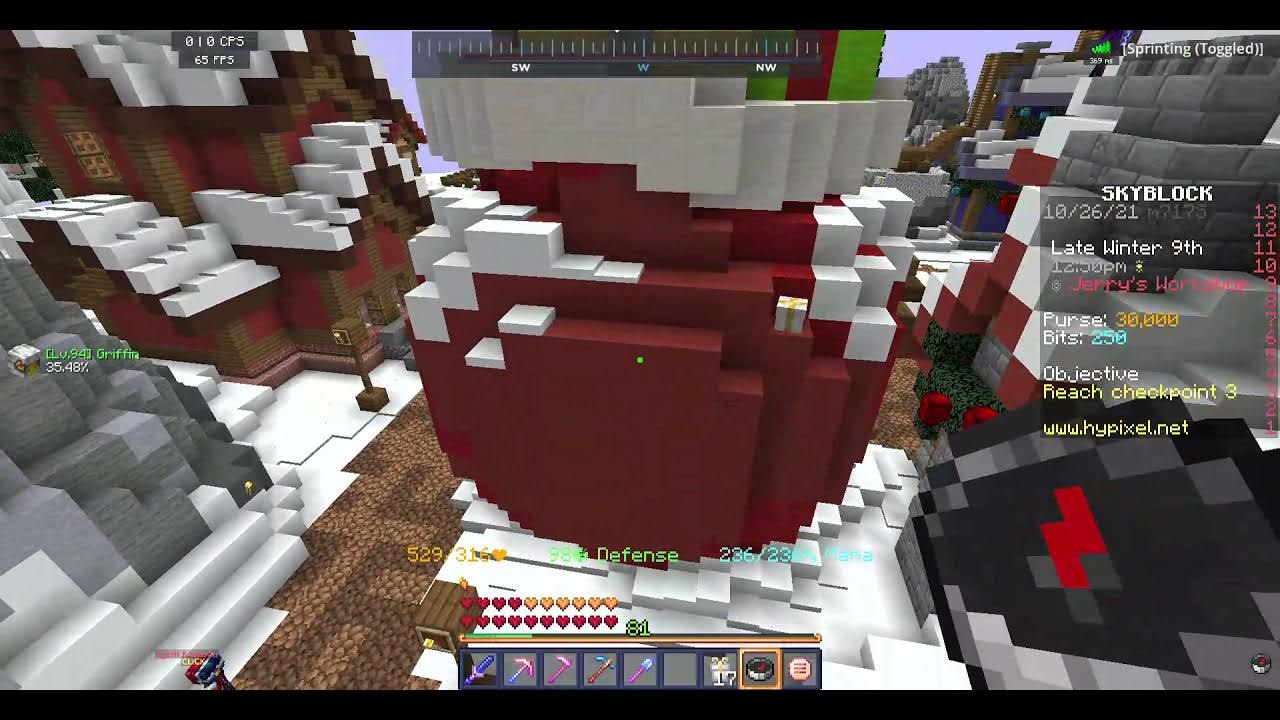 All gifts location in jerry's season 136 Hypixel skyblock