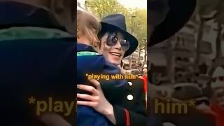 Little Girl Surprised Michael Jackson During His Visit To Uk