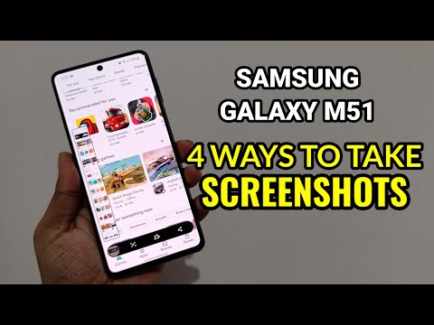 Samsung Galaxy M51 : 4 Ways To Take Screenshots | Screenshot Shortcuts