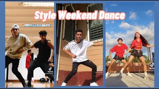 Style Weekend Dance Challenge || The Vibe tho☝💛 || Tiktok Compilation 2021