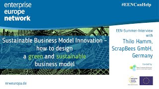 Sustainable Business Model Innovation - ScrapBees GmbH, Neuss - EEN Summer Interview