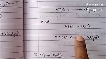 PROPERTIES OF Fourier Transform #EmmanuelTutorials