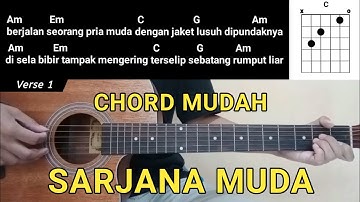 (Tutorial Gitar) IWAN FALS - Sarjana Muda | Simple dan Mudah