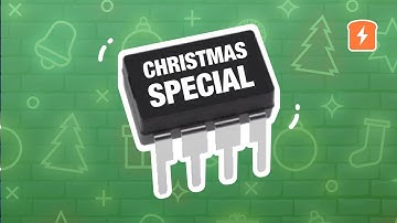 DIY Christmas Lights with a Microcontroller - Charlieplexing LEDs (PIC10F200) | Christmas Special