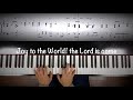 "Joy to the World! the Lord is come"Jazz Piano