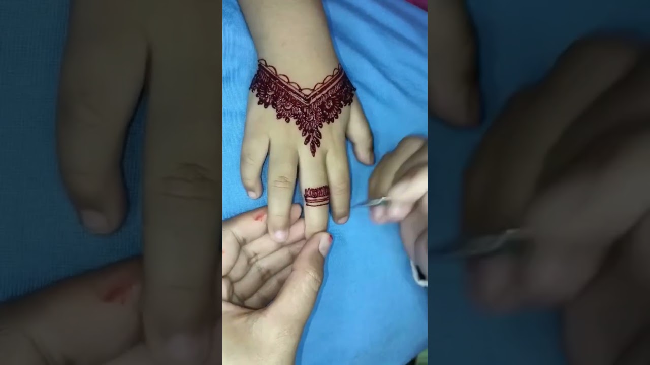 Henna simple untuk anak anak
