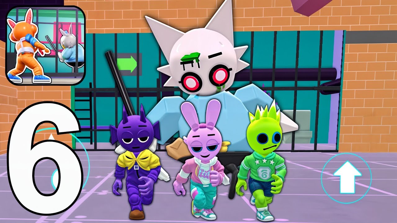 Prison Breakout: Sprunk Escape - Gameplay Walkthrough Part 6 - Sprunki Prison Escape (Android, iOS)